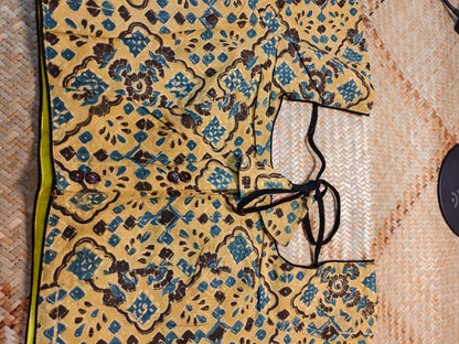 Sakshi Ajrakh Cotton Blouse Aadya's Fashion Blings