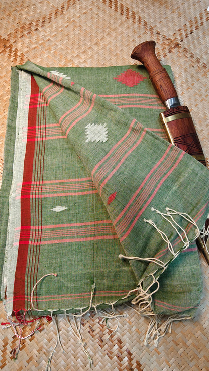 Aashna Handspun Handwoven Jamdani Aadya's Fashion Blings
