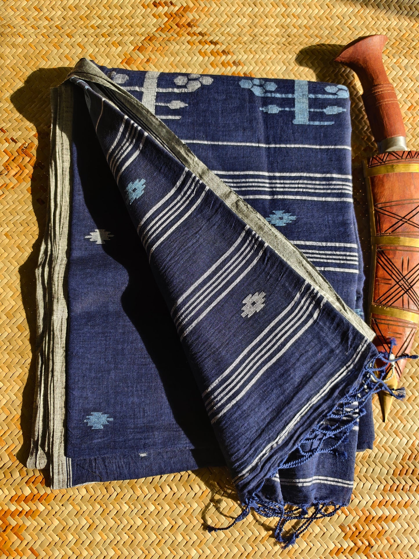 Ishani Handspun Handwoven Jamdani Aadya's Fashion Blings