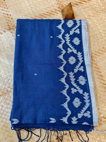Saniya Handspun Handwoven Jamdani Aadya's Fashion Blings