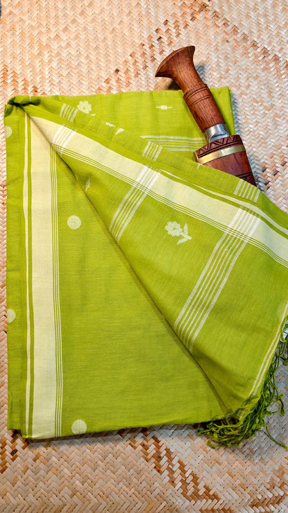 Akruti Handspun Handwoven Jamdani Aadya's Fashion Blings