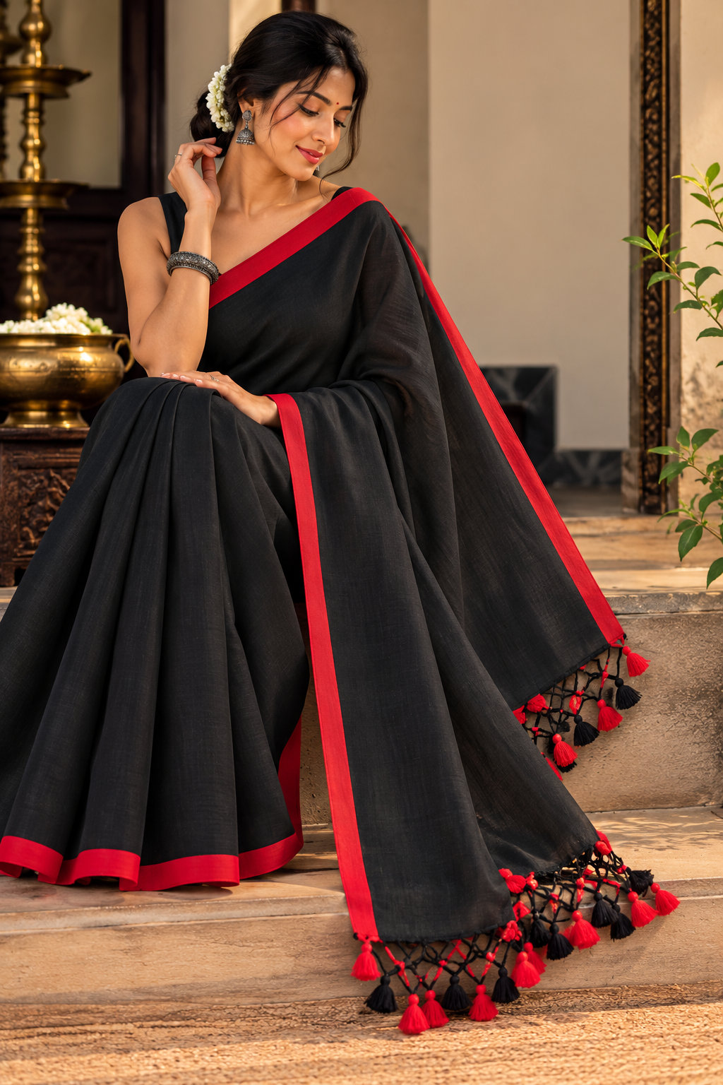 Dhanashree Handloom Saree Aadya's Fashion Blings