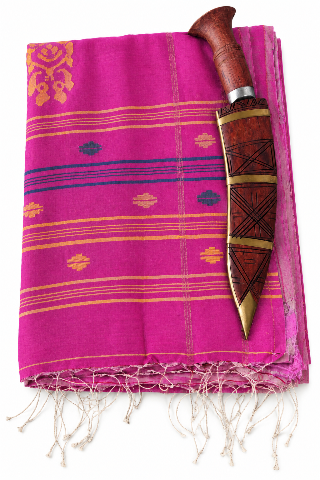 Kasturi Mercidised Silk Jamdani Aadya's Fashion Blings