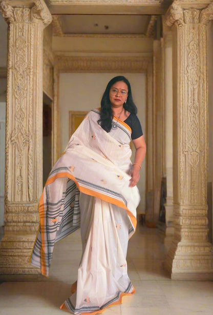 Sanchari Handloom Saree Aadya's Fashion Blings