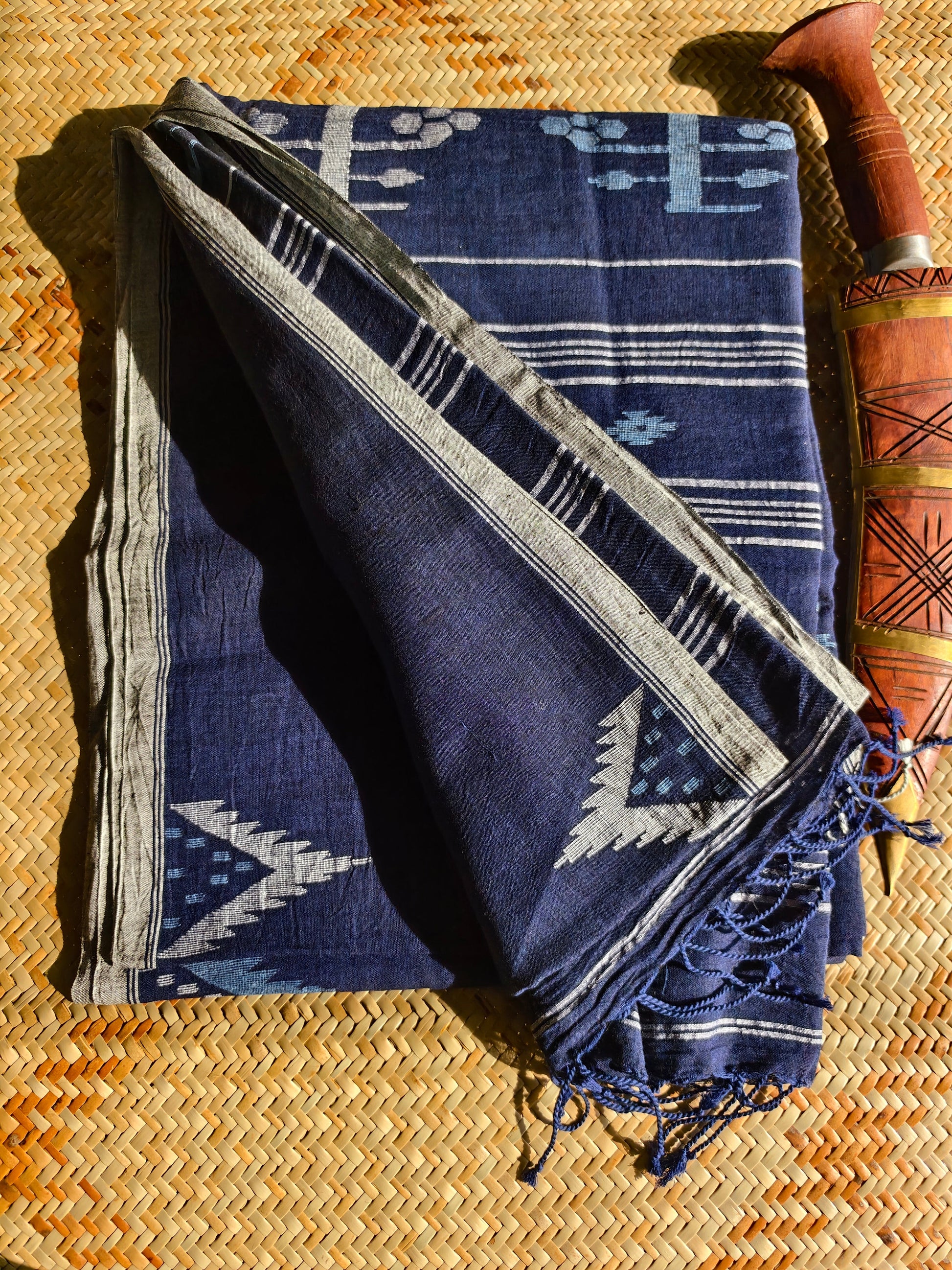 Ishani Handspun Handwoven Jamdani Aadya's Fashion Blings