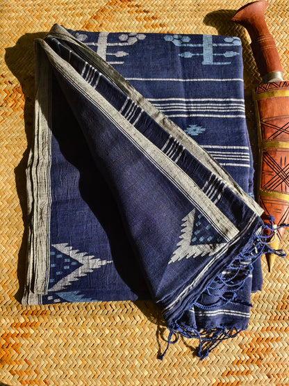 Ishani Handspun Handwoven Jamdani Aadya's Fashion Blings