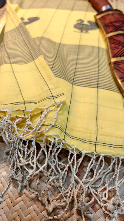 Aamodini Handspun Handwoven Jamdani Aadya's Fashion Blings
