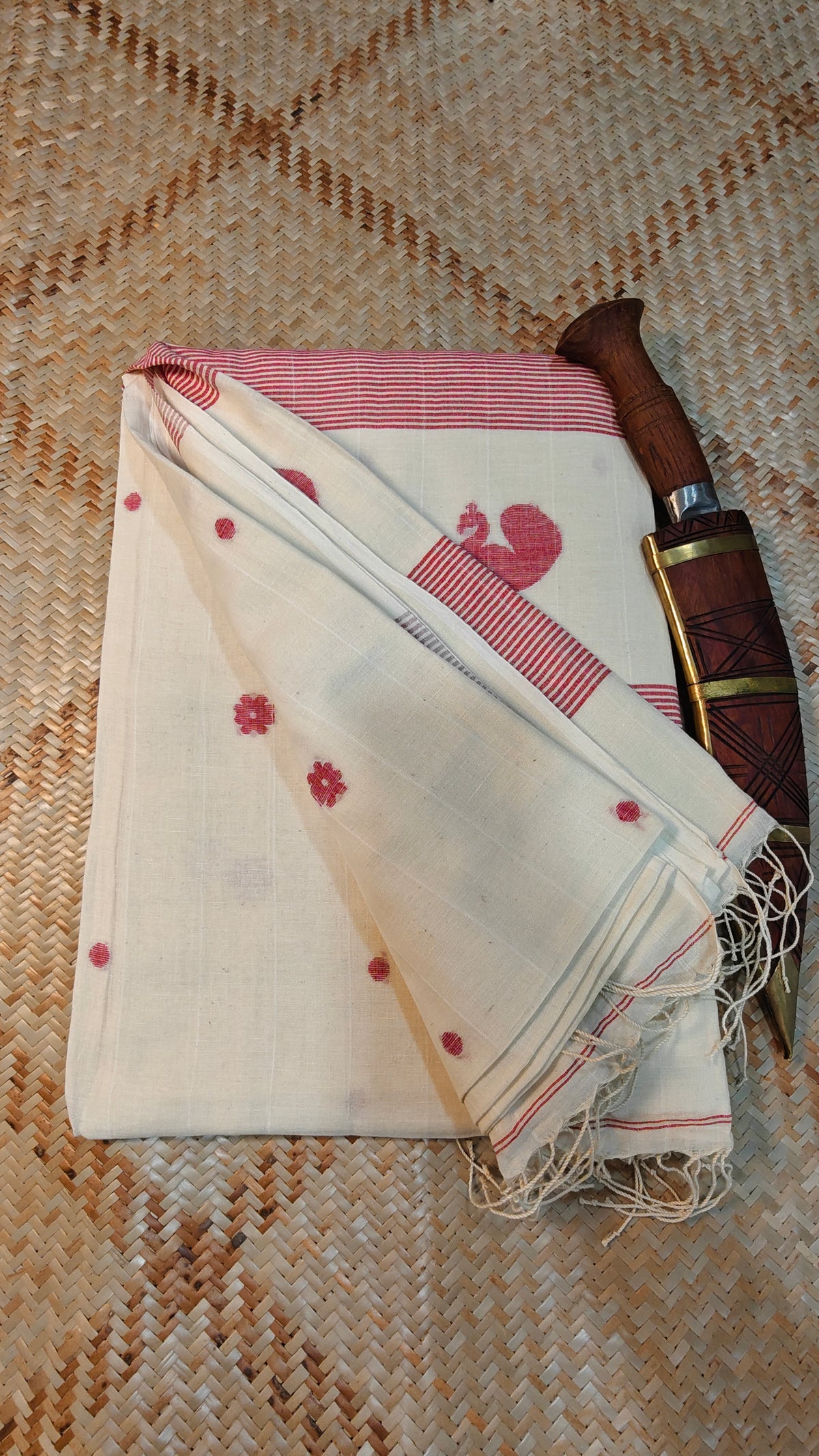 Aabheri Handspun Handwoven Jamdani Aadya's Fashion Blings