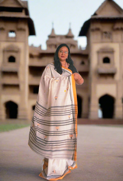Sanchari Handloom Saree Aadya's Fashion Blings