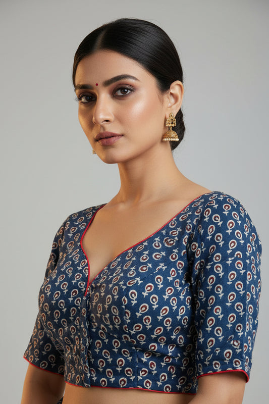 Nihira Mondal Silk Blouse Aadya's Fashion Blings