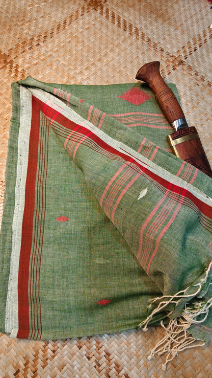 Aashna Handspun Handwoven Jamdani Aadya's Fashion Blings