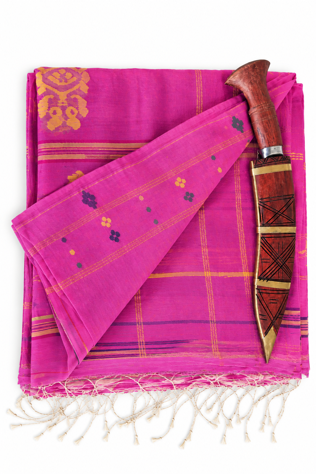 Kasturi Mercidised Silk Jamdani Aadya's Fashion Blings