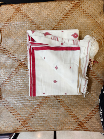 Shubhra Handspun Handwoven Jamdani Aadya's Fashion Blings