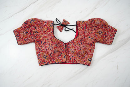 Manjula Kalamkari Blouse Aadya's Fashion Blings