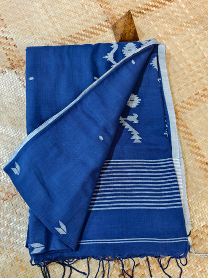 Saniya Handspun Handwoven Jamdani Aadya's Fashion Blings