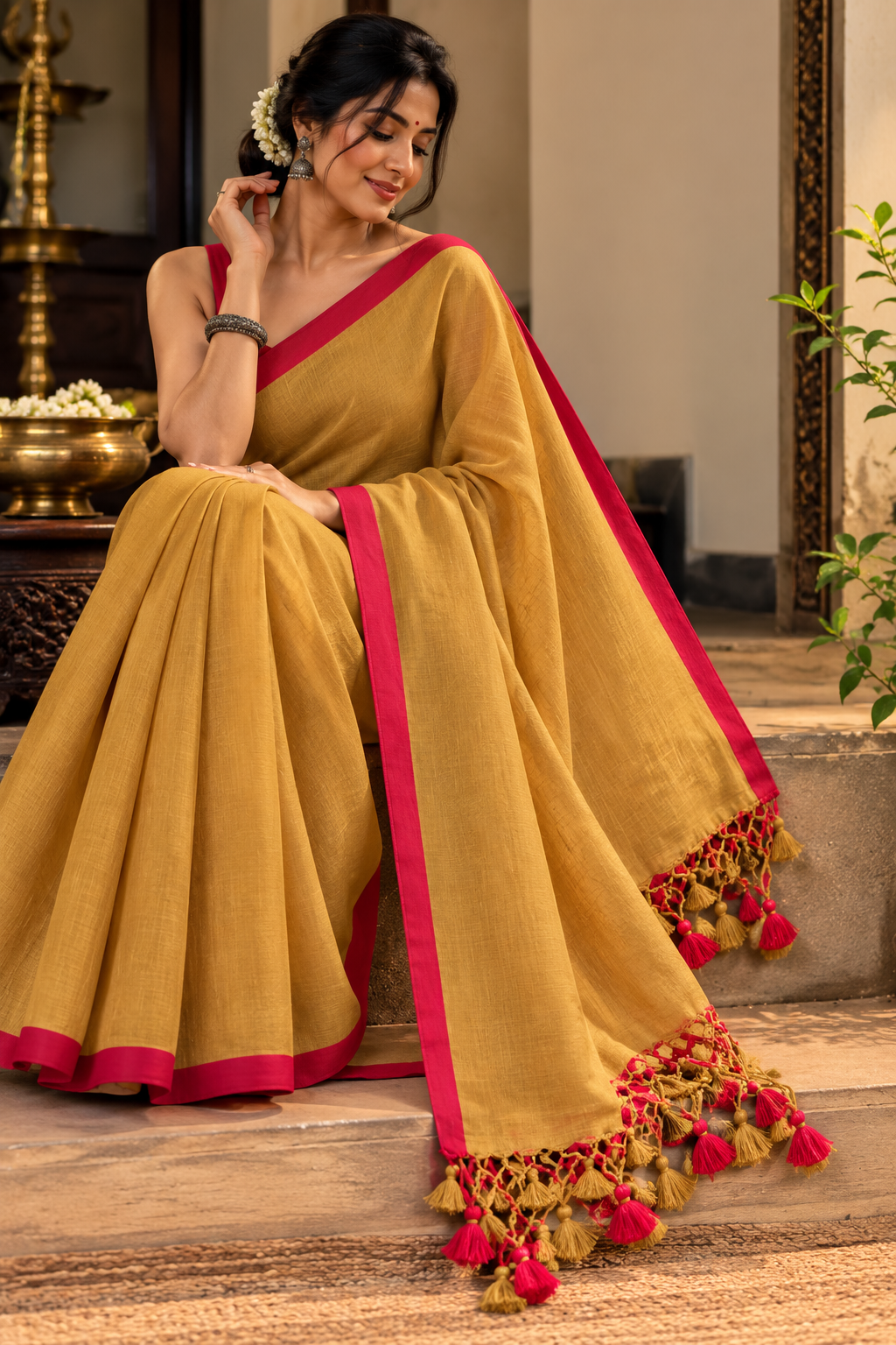Devlina Handloom Saree Aadya's Fashion Blings