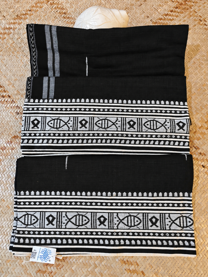Lavanya Black Handloom Saree Aadya's Fashion Blings