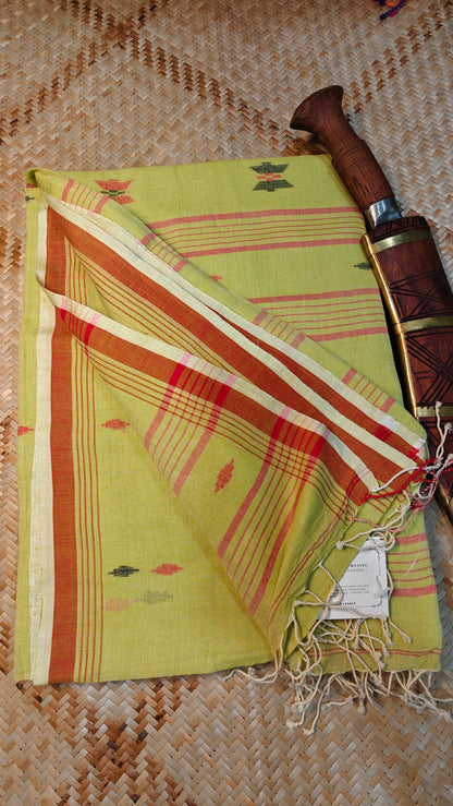 Aarini Handspun Handwoven Jamdani Aadya's Fashion Blings