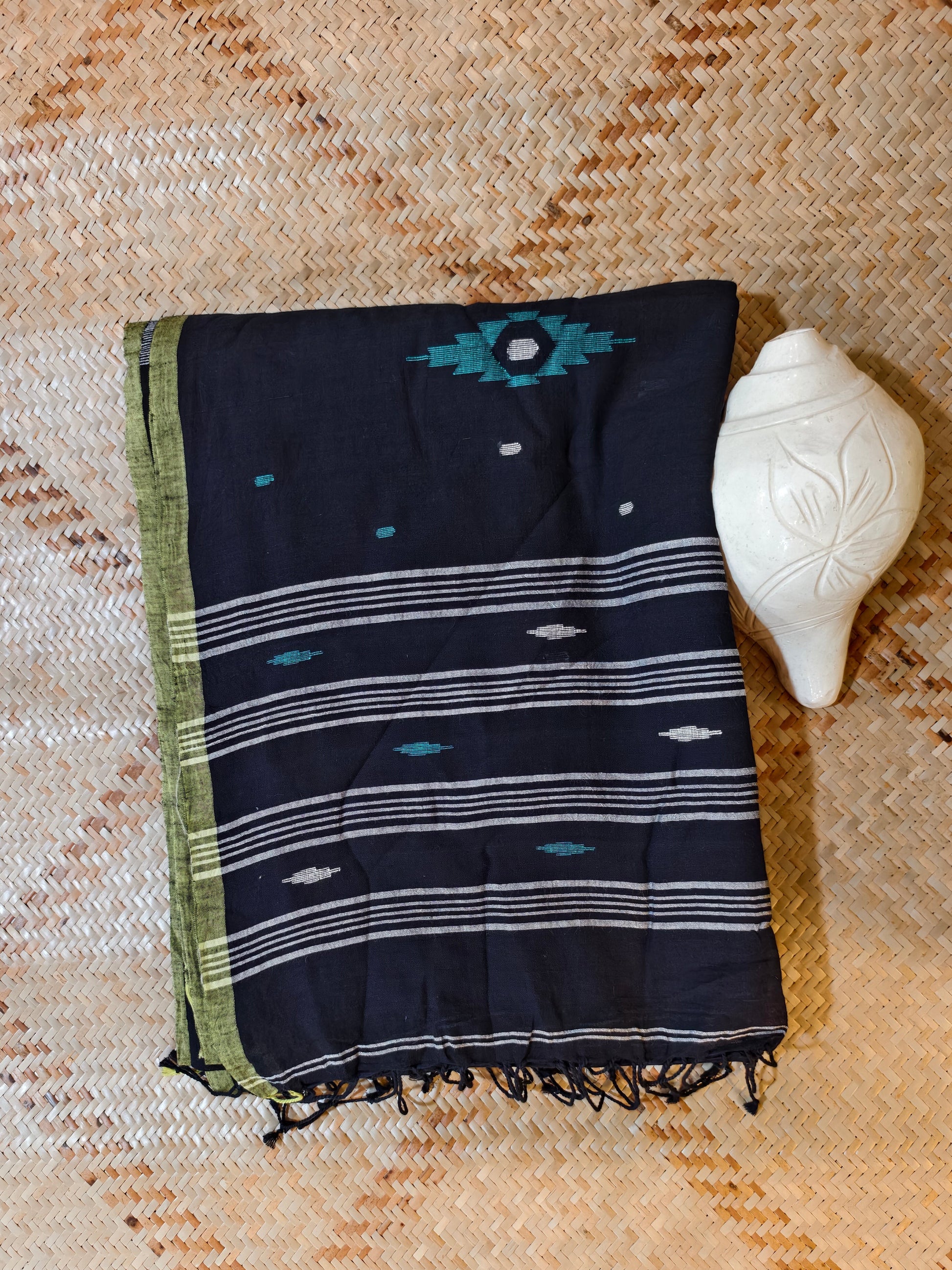 Mridula Handspun Handwoven Jamdani Aadya's Fashion Blings