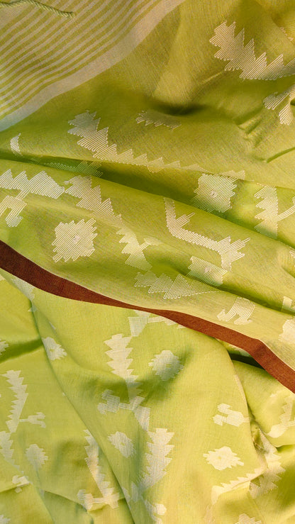 Anamika  Handspun Handwoven Jamdani Aadya's Fashion Blings