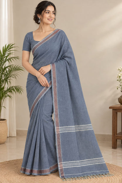 Ahilya Handspun Handwoven Jamdani Aadya's Fashion Blings