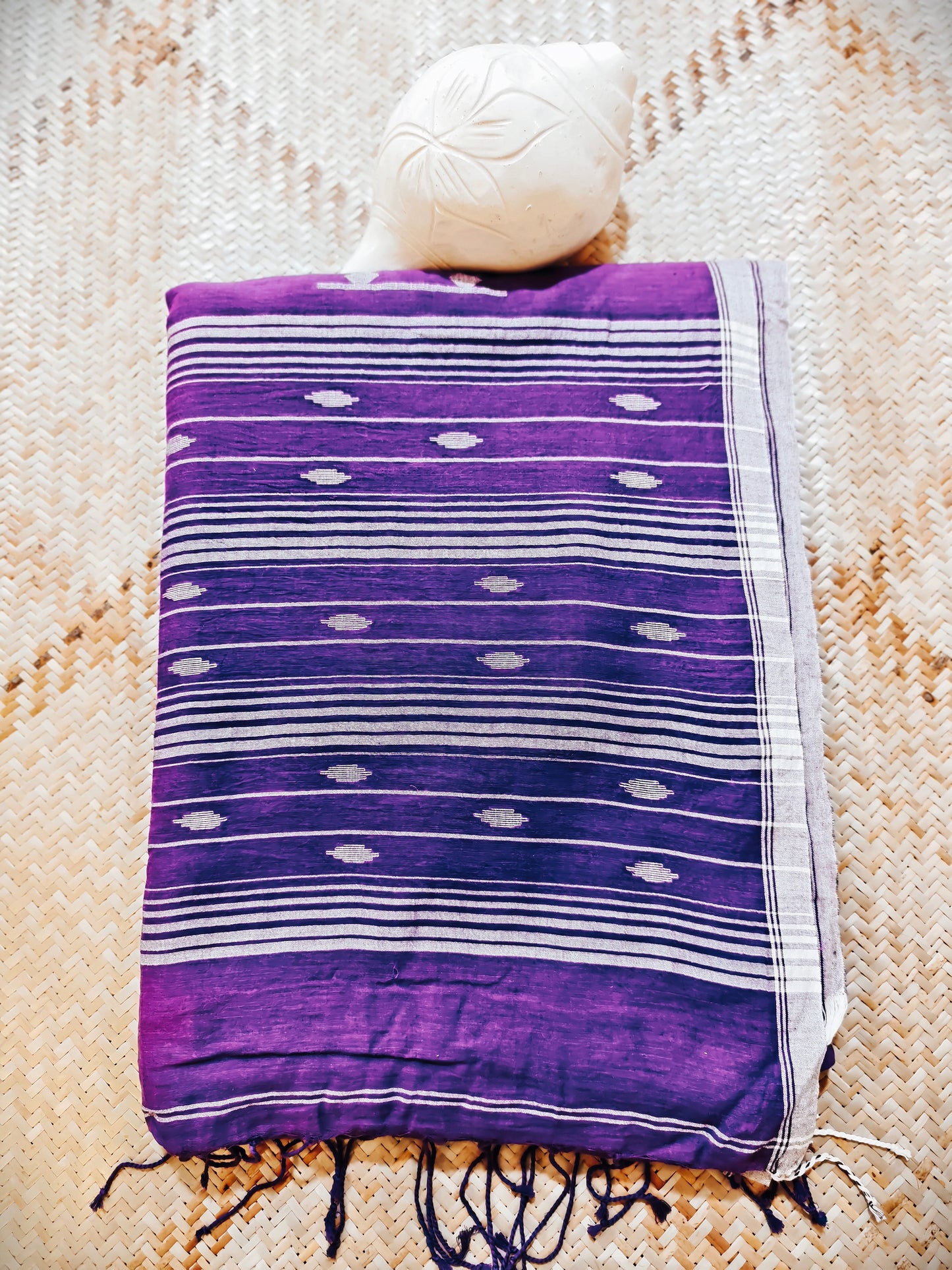 Garima Handspun Handwoven Jamdani Aadya's Fashion Blings