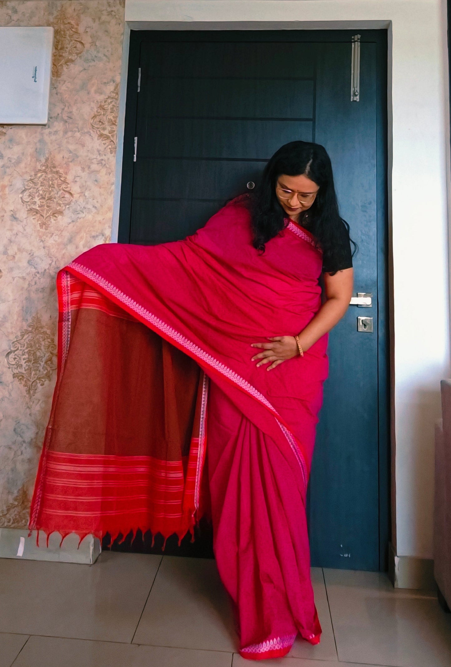 Nilambari Handloom Saree