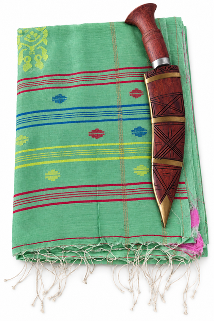 Kaushiki Mercidised Silk Jamdani Aadya's Fashion Blings